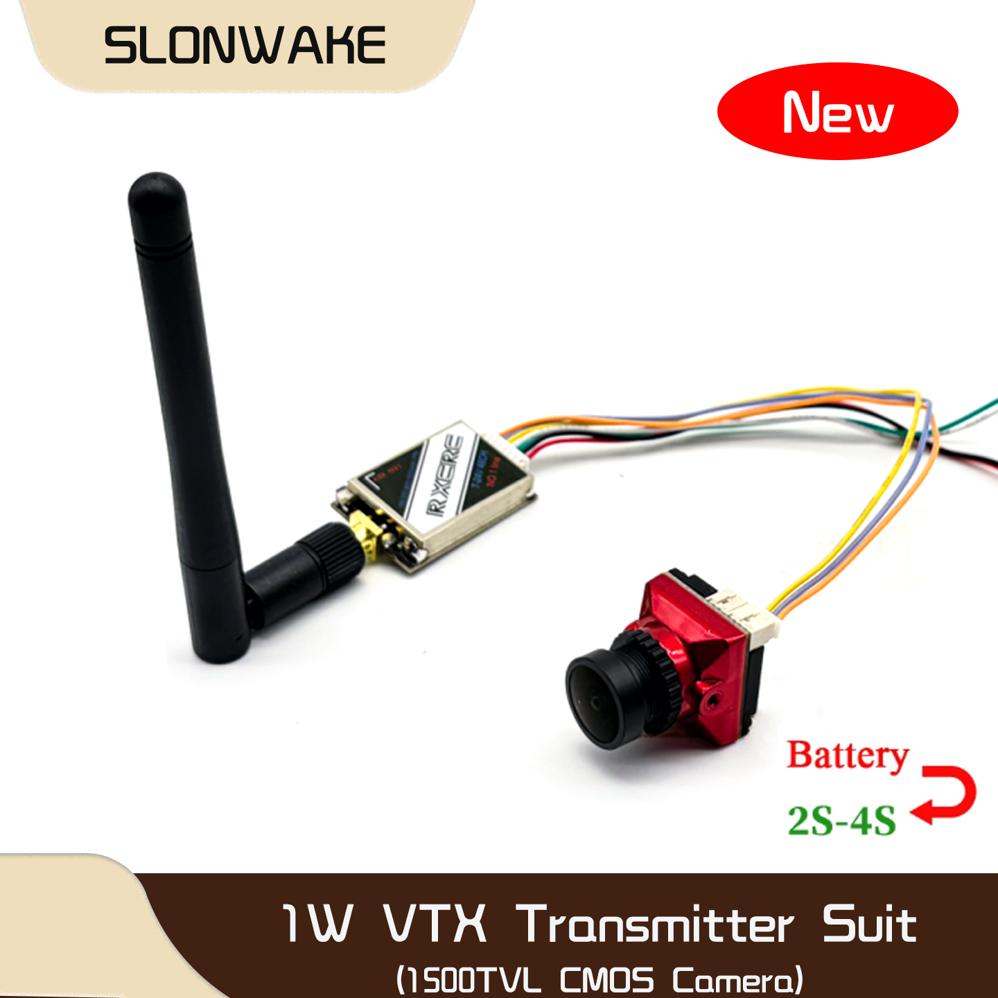 Fpv Drone Camera - Transmetteur vidéo réglable SLONWAKE 5.8G 48CH