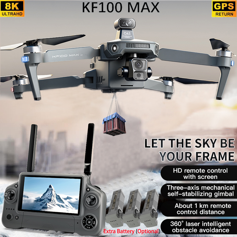 Fpv Drone Charger - KF100 MAX GPS Drone 4K caméra