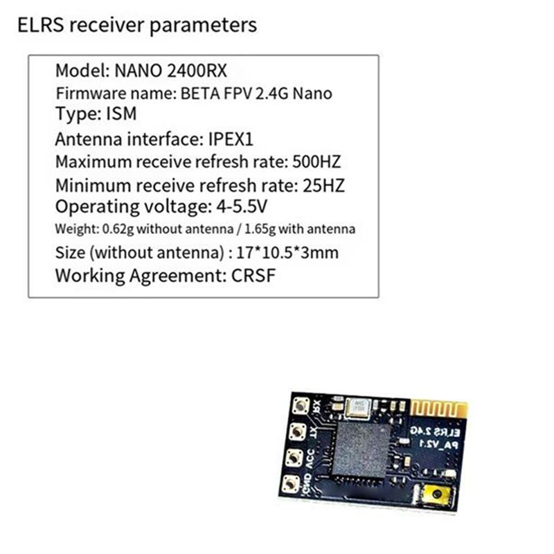 Fpv Drone Charger - Récepteur ELRS 2.4Ghz CYGJ-10PCS NANO Expresslrs
