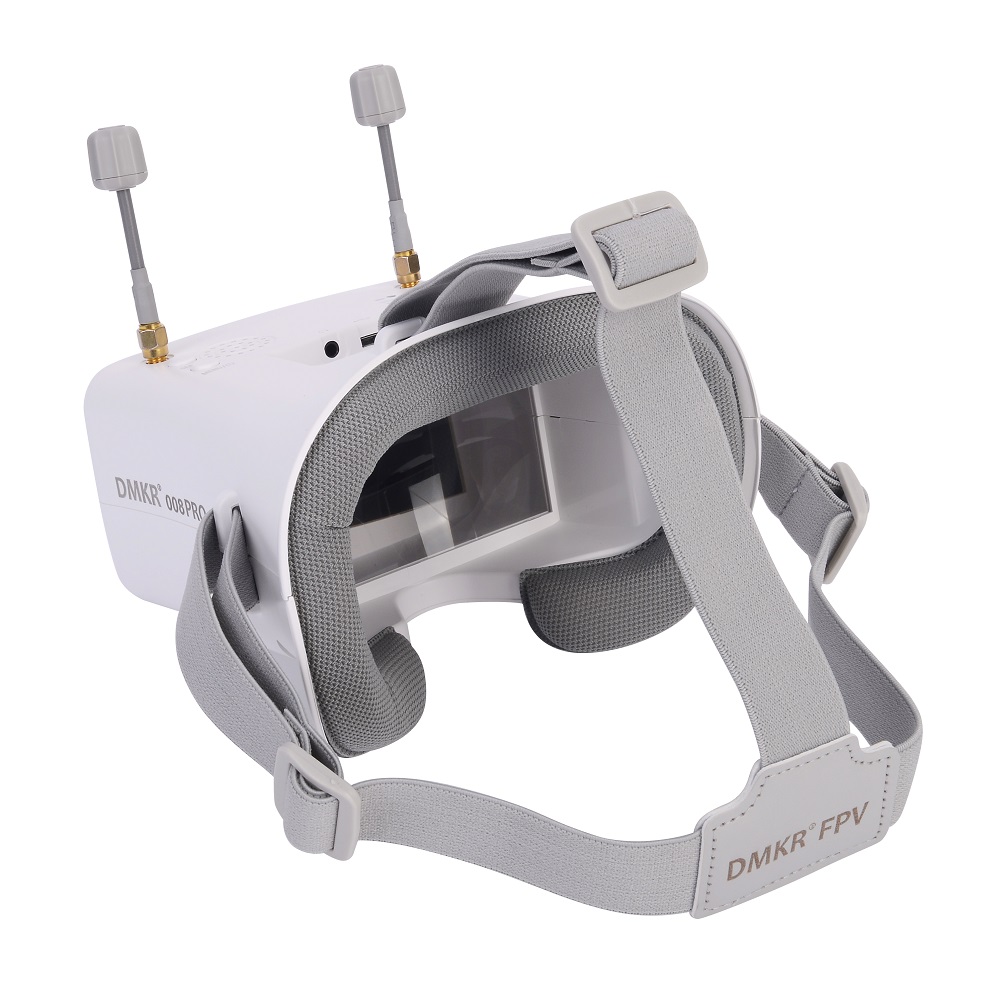 Lunettes FPV 008D PRO blanches - Fpv Drone Goggles avis et prix