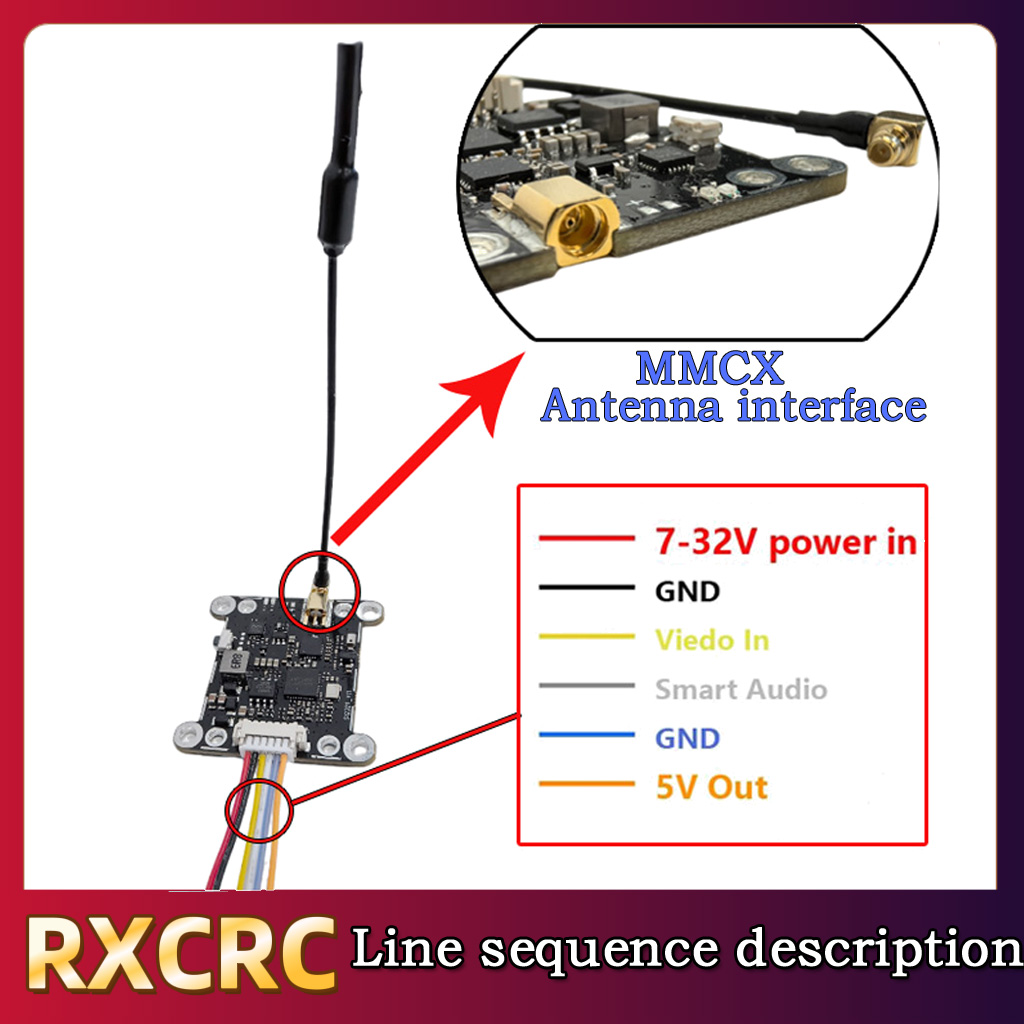 RXCRC 5.8G Module 48CH 1.6W VT - Fpv Drone Camera avis et prix