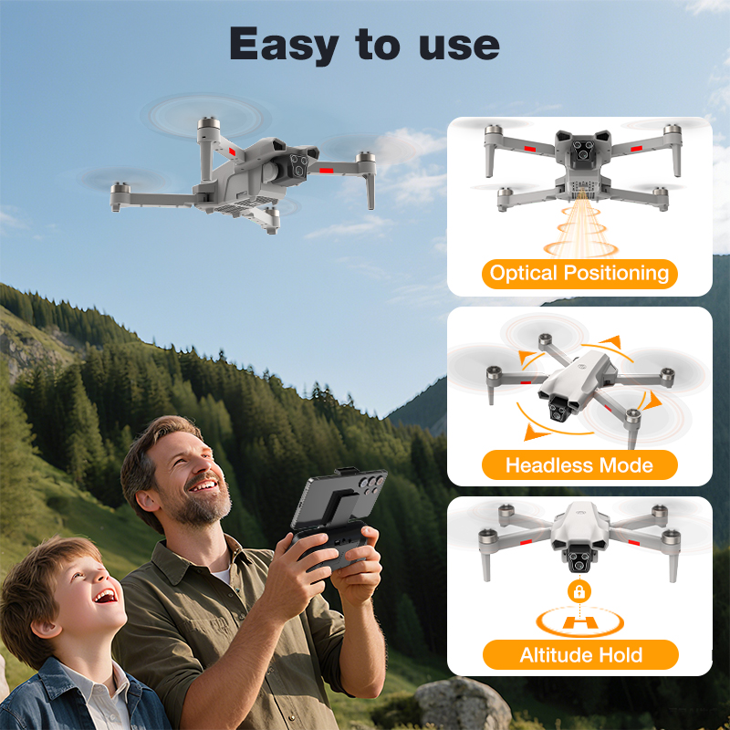 NOUVEAU Drone L017 Pro Brushle - Fpv Drone Charger avis et prix